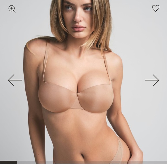 SKIMS ULTIMATE BALCONETTE PUSH-UP BRA CLAY BLACK / 32 / F NEW (Lot of 2)